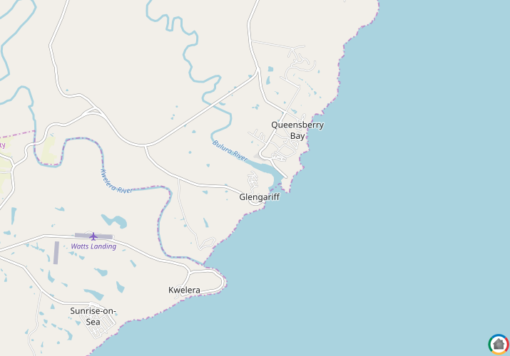 Map location of Glen Gariff